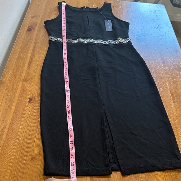 Romeo & Juliet Couture Black Midi Dress - Picture 11 of 16